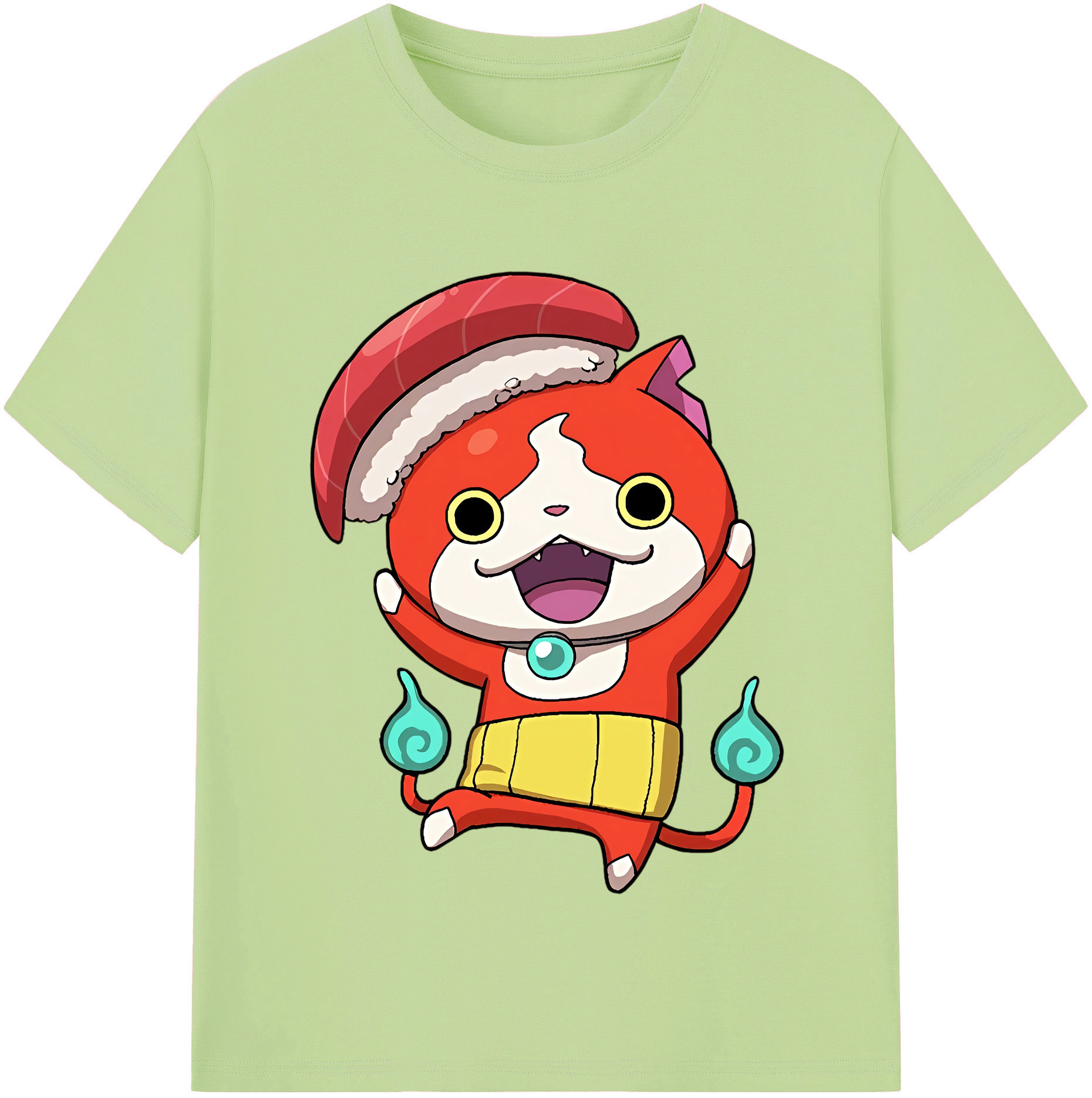 （画像用） 妖怪ウォッチ Yo-kai Watch 綿100％半袖Tシャツ（フロントプリント）
